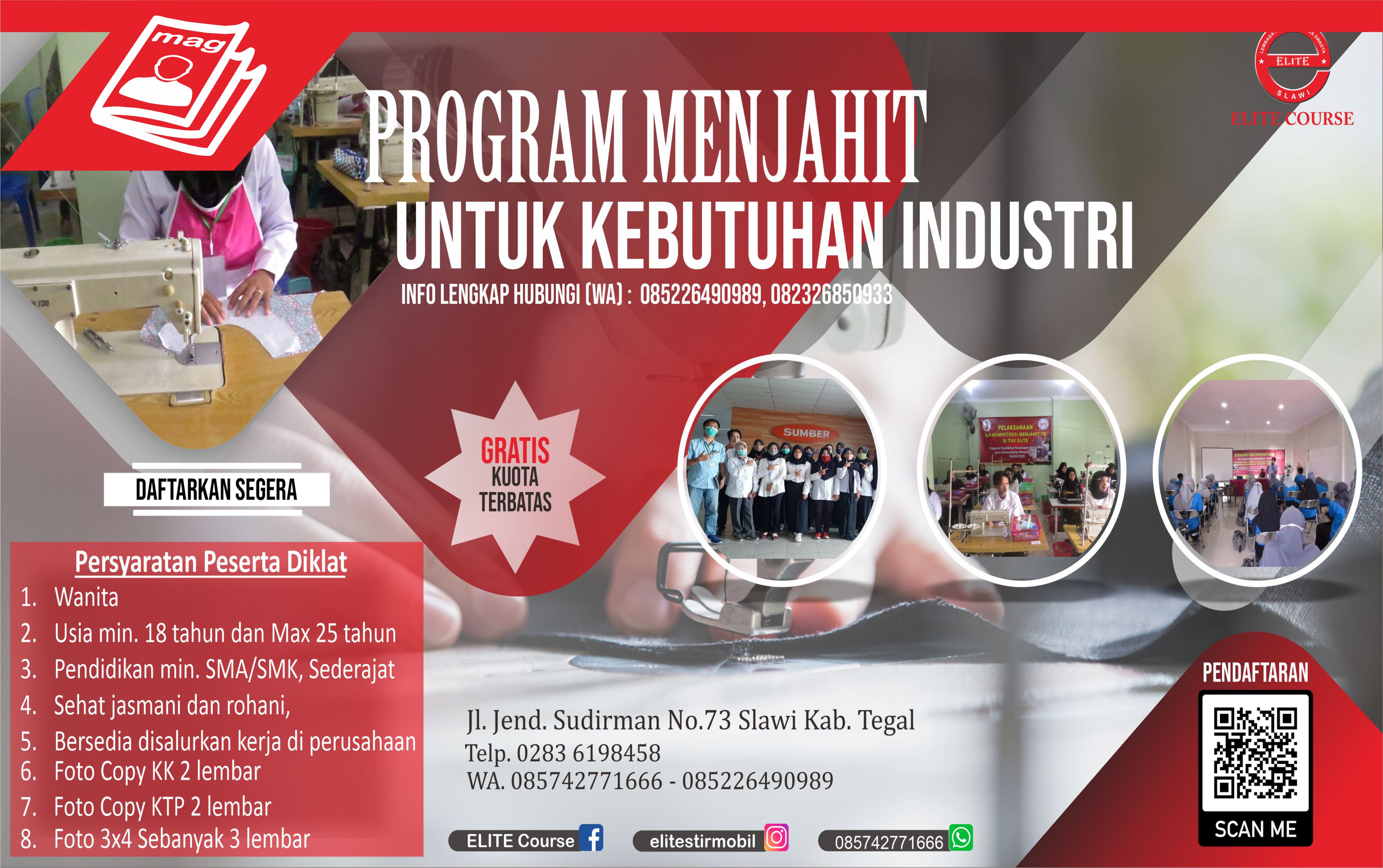 Program Pelatihan Menjahit